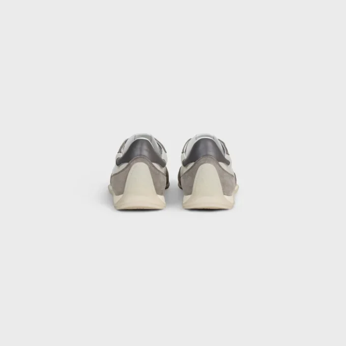 Racer Sneaker in Nylon, Suede Calfskin and Calfskin Racer Sneaker in Nylon, Suede Calfskin and Calfskin