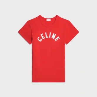 Regular T-Shirt in Ribbed Cotton Jersey