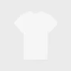 Regular T-Shirt in Ribbed Cotton Jersey Regular T-Shirt in Ribbed Cotton Jersey