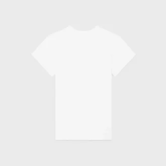 Regular T-Shirt in Ribbed Cotton Jersey