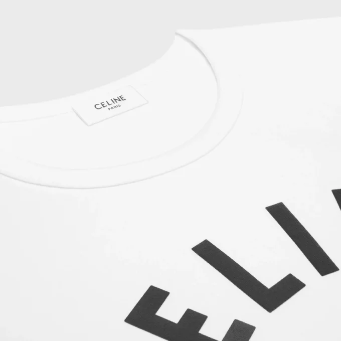 Regular T-Shirt in Ribbed Cotton Jersey Regular T-Shirt in Ribbed Cotton Jersey