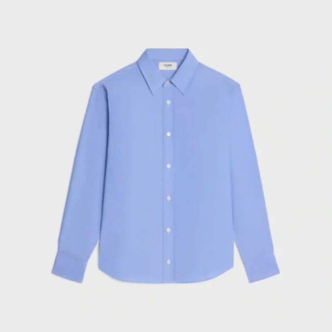 Relaxed Shirt in Cotton Poplin Relaxed Shirt in Cotton Poplin