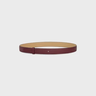 Reversible Strap 25Mm in Smooth and Grained Calfskin