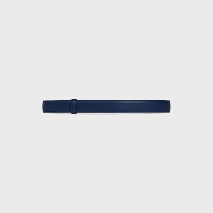 Reversible Strap 25Mm in Smooth and Grained Calfskin