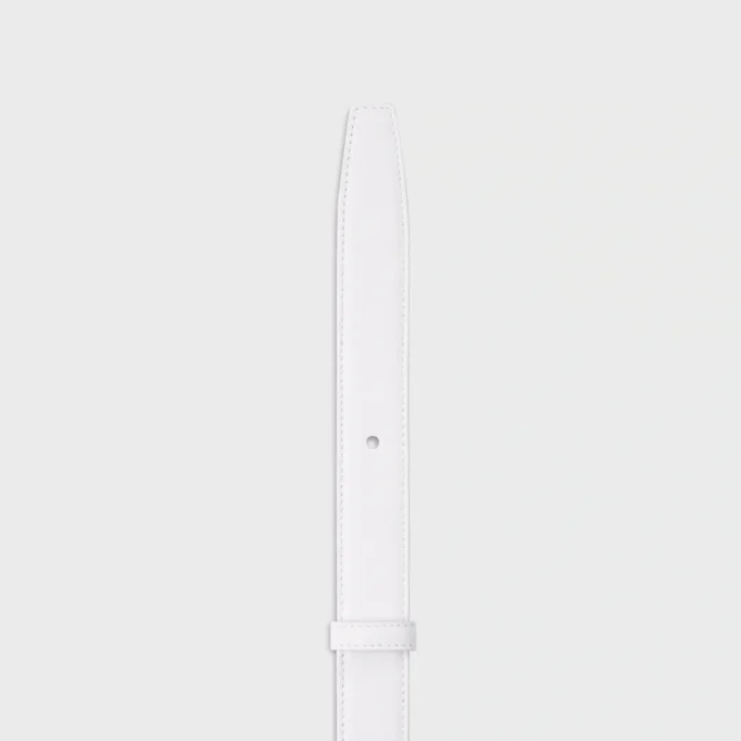 Reversible Strap 25Mm in Smooth and Grained Calfskin