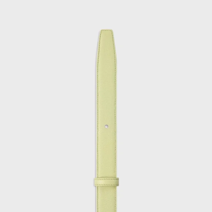 Reversible Strap 25Mm in Smooth and Grained Calfskin