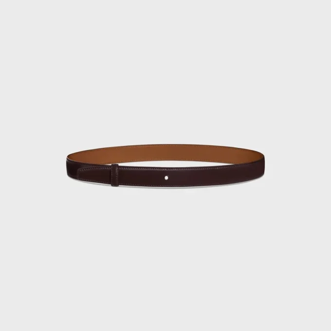 Reversible Strap 25Mm in Taurillon