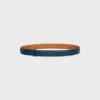 Reversible Strap 25Mm in Taurillon and Natural Calfskin Reversible Strap 25Mm in Taurillon and Natural Calfskin