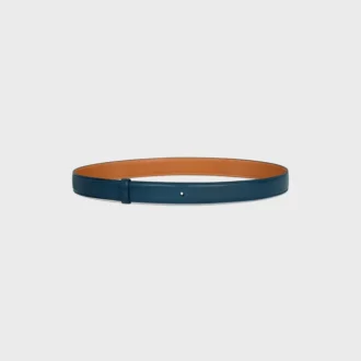 Reversible Strap 25Mm in Taurillon and Natural Calfskin