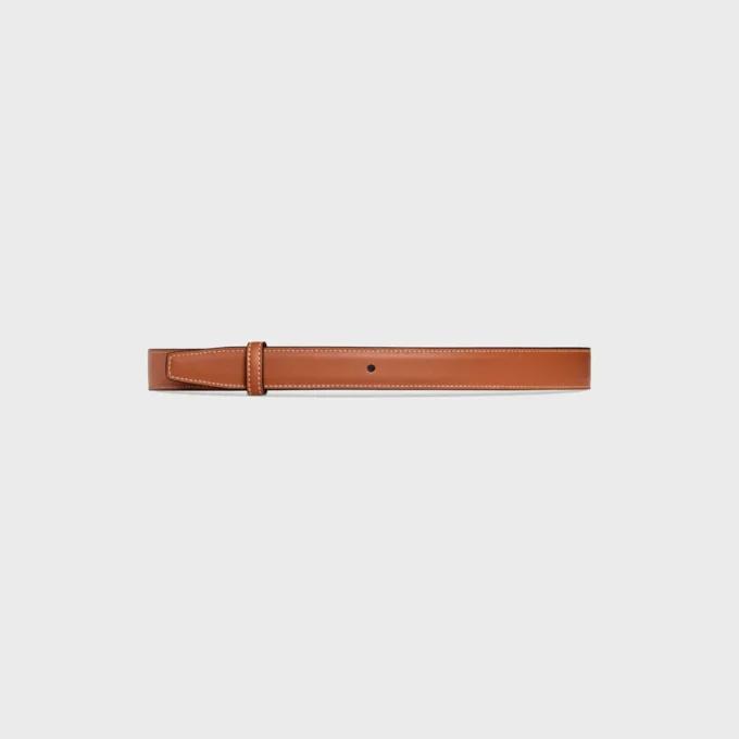 Reversible Strap 25Mm in Taurillon and Natural Calfskin Reversible Strap 25Mm in Taurillon and Natural Calfskin