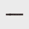 Reversible Strap 25Mm in Taurillon Leather and Triomphe Canvas Reversible Strap 25Mm in Taurillon Leather and Triomphe Canvas