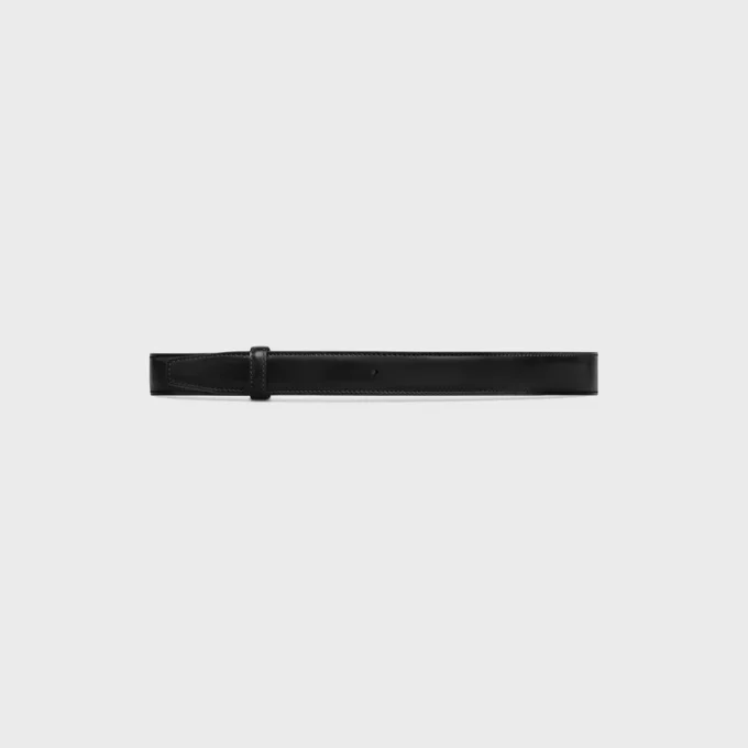 Reversible Strap 25Mm in Taurillon Leather and Triomphe Canvas Reversible Strap 25Mm in Taurillon Leather and Triomphe Canvas