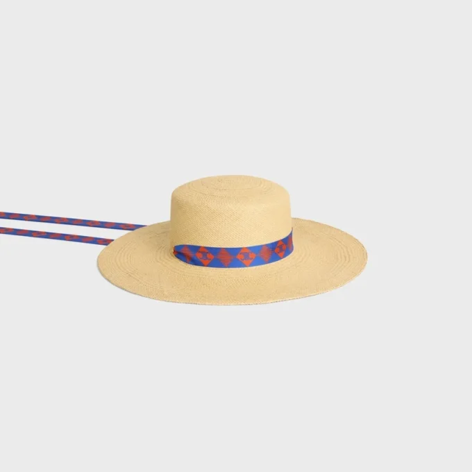 Ribbon Hat in Straw Ribbon Hat in Straw