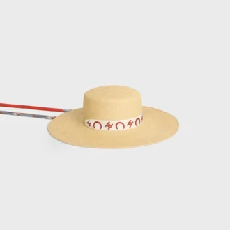 Ribbon Hat in Straw