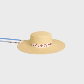 Ribbon Hat in Straw
