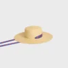 Ribbon Hat in Straw Ribbon Hat in Straw