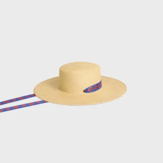 Ribbon Hat in Straw