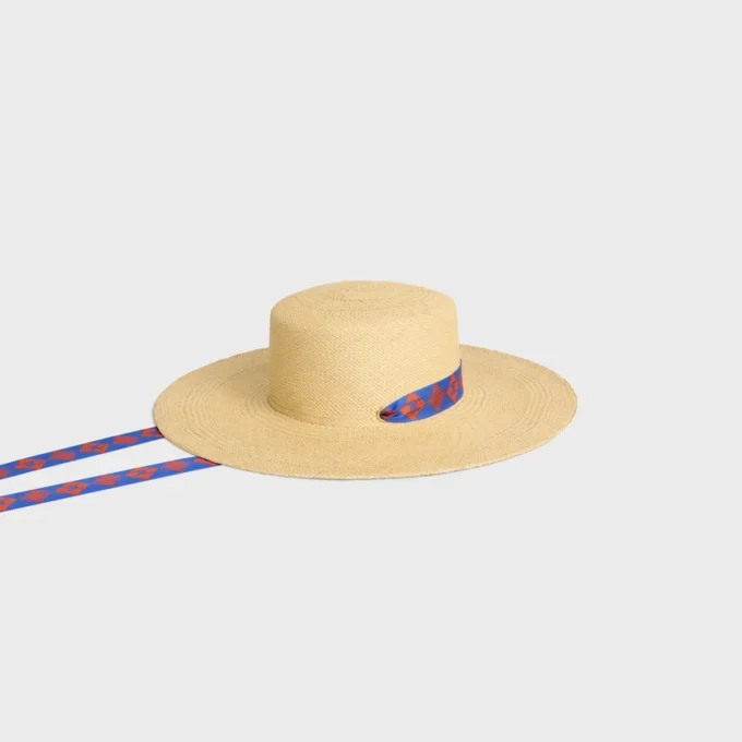 Ribbon Hat in Straw Ribbon Hat in Straw