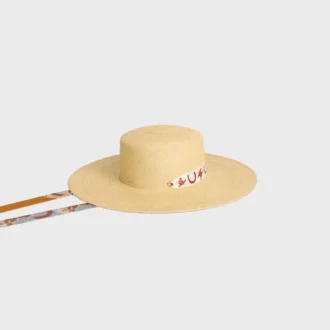 Ribbon Hat in Straw