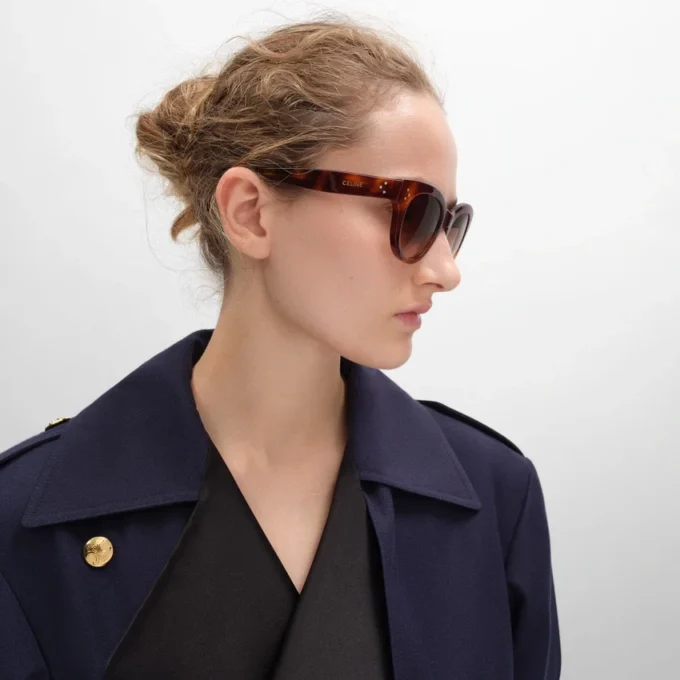 Round S332 Sunglasses in Acetate