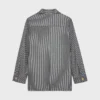 Safari Jacket in Hickory Striped Cotton Safari Jacket in Hickory Striped Cotton