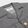 Safari Jacket in Hickory Striped Cotton Safari Jacket in Hickory Striped Cotton