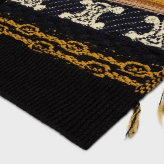 Scarf in Jacquard Cashmere