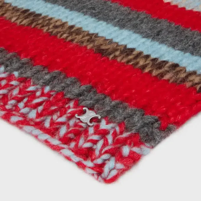 Scarf in Mouline Alpaca and Wool Scarf in Mouline Alpaca and Wool