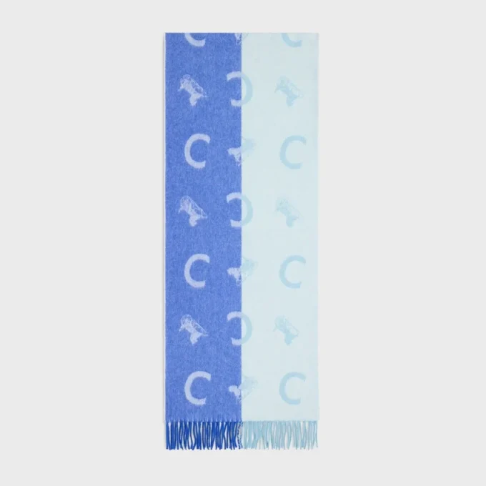 Scarf in Wool and Cashmere Scarf in Wool and Cashmere