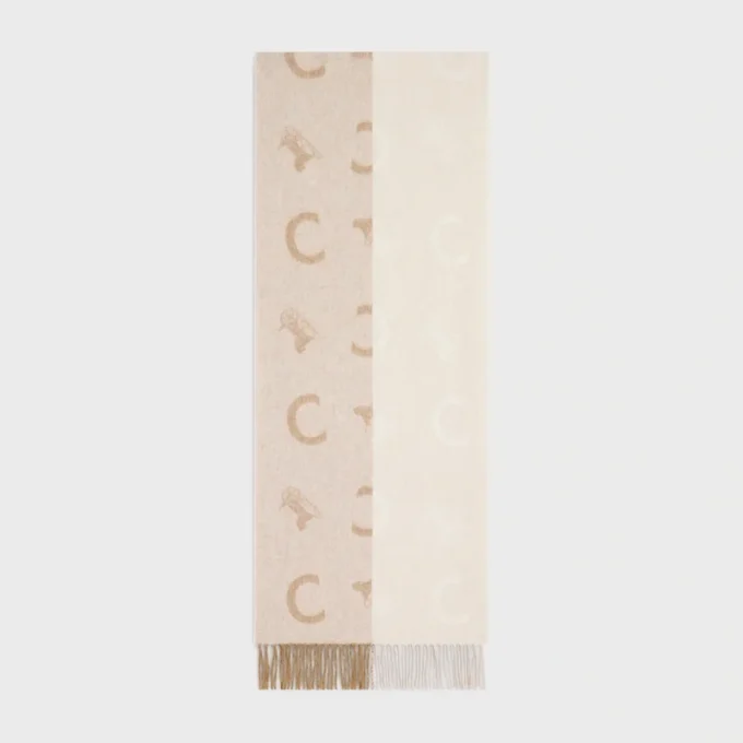 Scarf in Wool and Cashmere Scarf in Wool and Cashmere