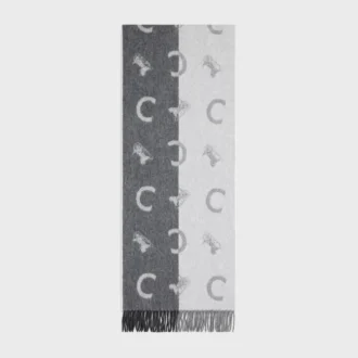 Scarf in Wool and Cashmere