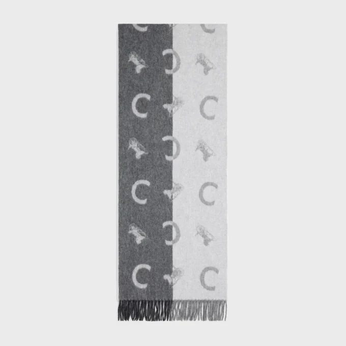 Scarf in Wool and Cashmere Scarf in Wool and Cashmere