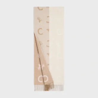 Scarf in Wool and Cashmere