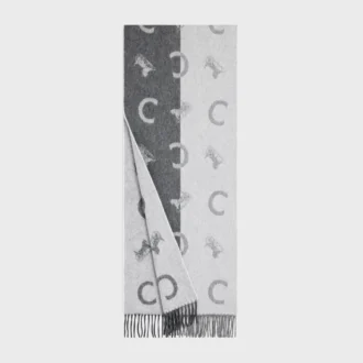 Scarf in Wool and Cashmere
