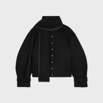 Scarf Jacket in Wool Cloth