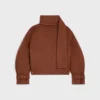 Scarf Jacket in Wool Cloth Scarf Jacket in Wool Cloth