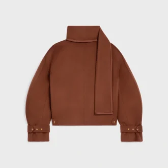 Scarf Jacket in Wool Cloth