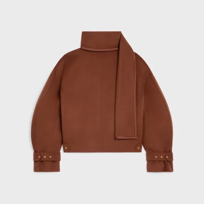 Scarf Jacket in Wool Cloth Scarf Jacket in Wool Cloth