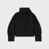 Scarf Jacket in Wool Cloth