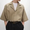 Scout Shirt in Light Cotton Gabardine