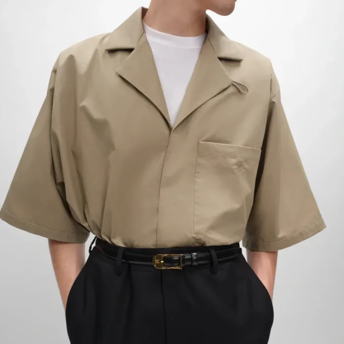 Scout Shirt in Light Cotton Gabardine