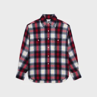 Shirt in Checked Cashmere