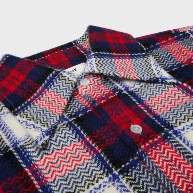 Shirt in Checked Cashmere Shirt in Checked Cashmere