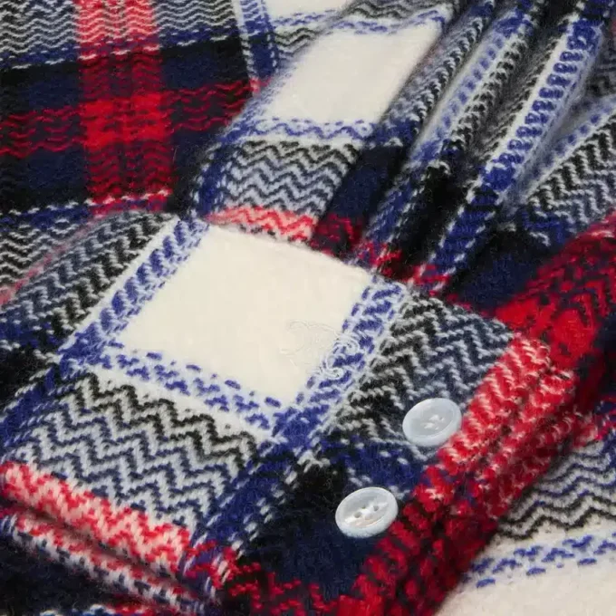 Shirt in Checked Cashmere Shirt in Checked Cashmere