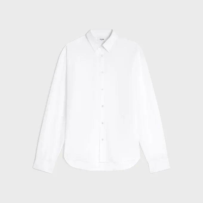Shirt in Cotton Poplin