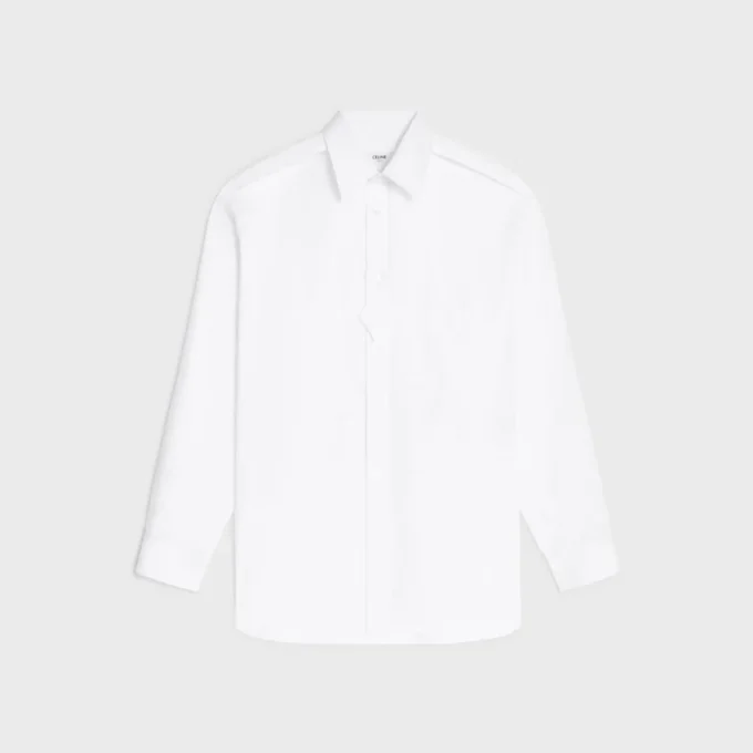 Shirt in Cotton Poplin