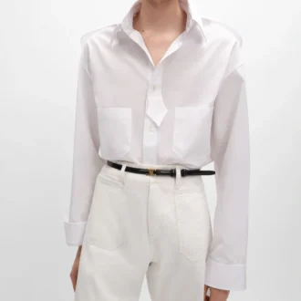 Shirt in Cotton Poplin