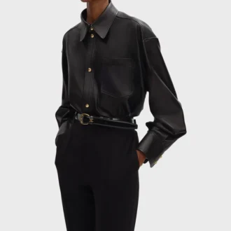 Shirt in Soft Lambskin