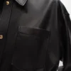 Shirt in Soft Lambskin
