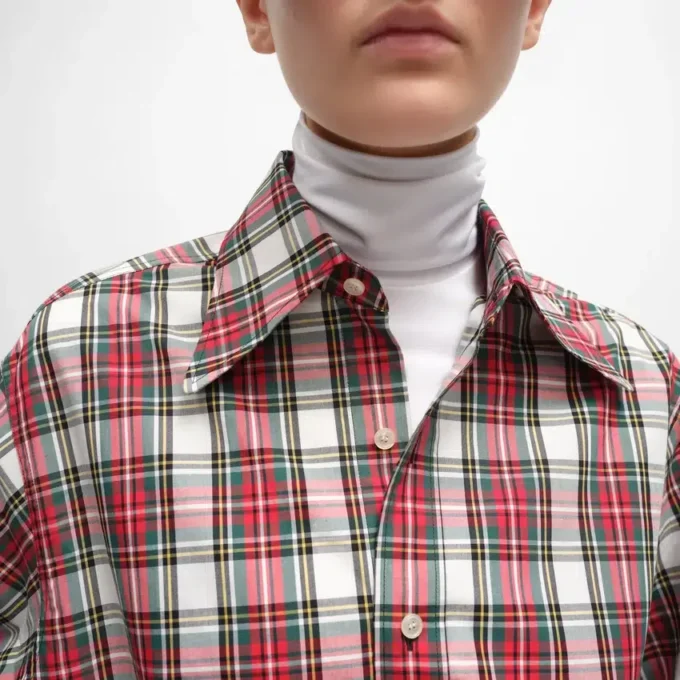 Shirt in Tartan Cotton Shirt in Tartan Cotton